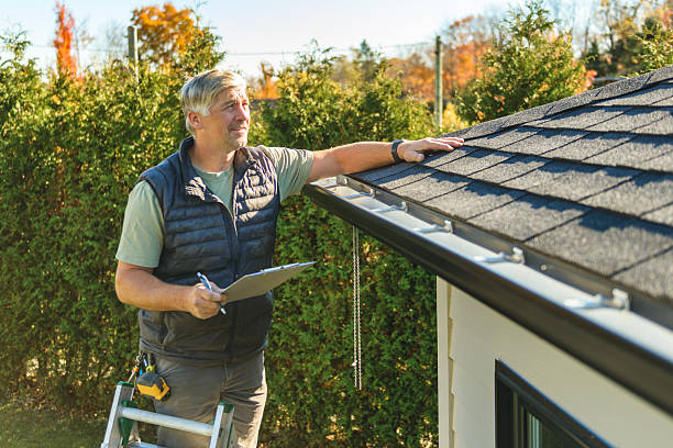 Professional Flat Roof Repair technician working in Sherburne, NY